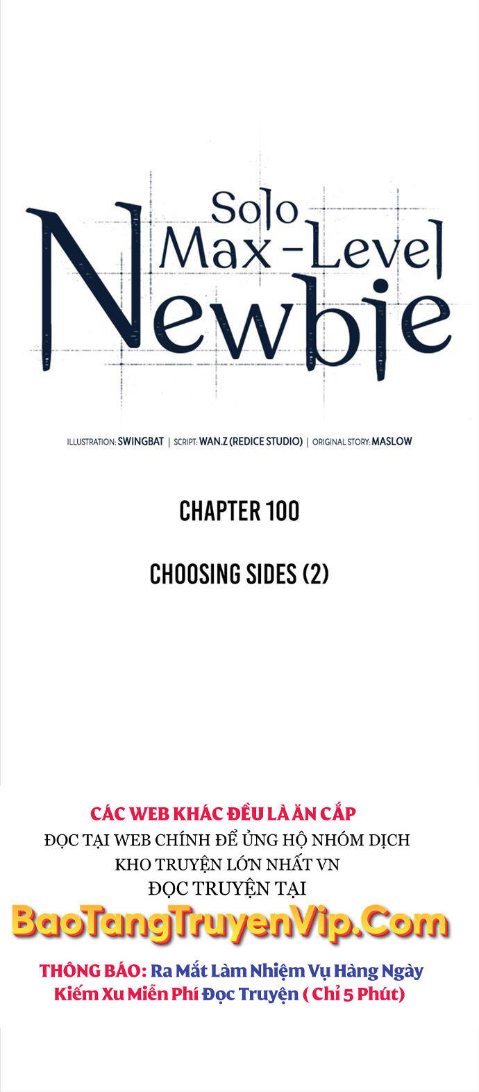 Người Chơi Mới Cấp Tối Đa Chap 100 - Next Chap 101