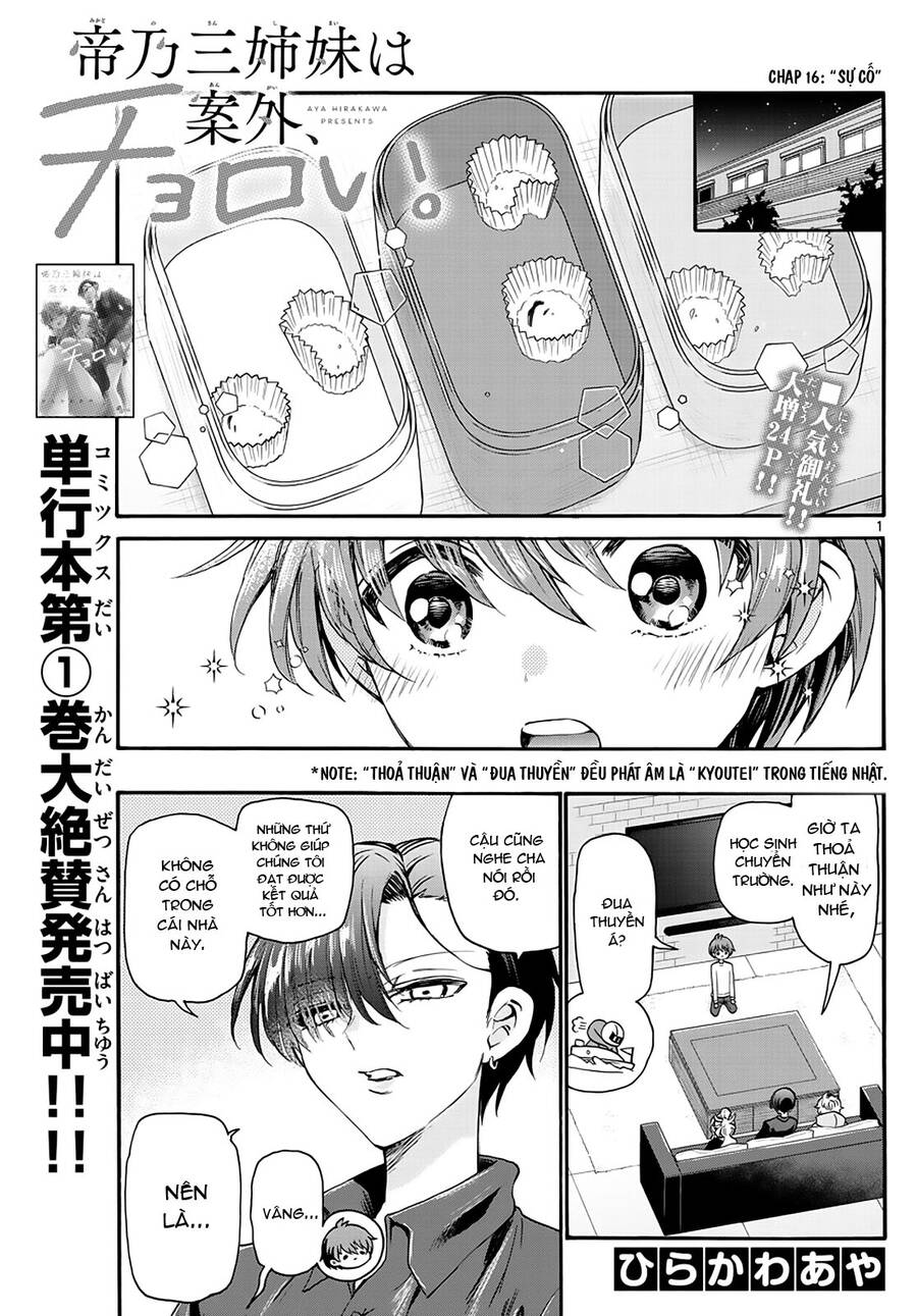 Ba Chị Em Nhà Mikadono Dễ Đối Phó Thật Đấy Chap 16 - Next Chap 17