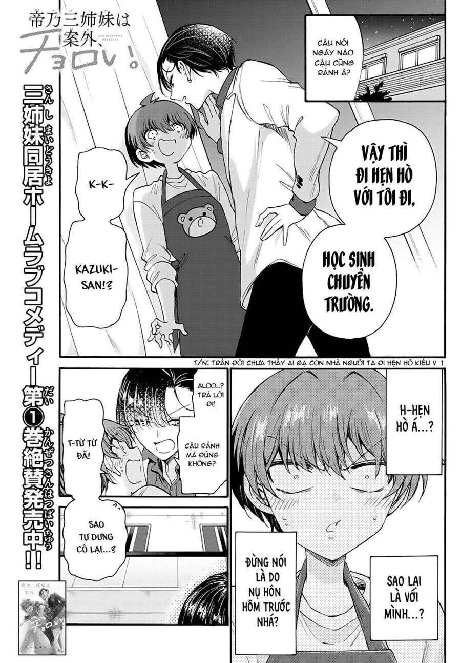 Ba Chị Em Nhà Mikadono Dễ Đối Phó Thật Đấy Chap 18 - Next Chap 19