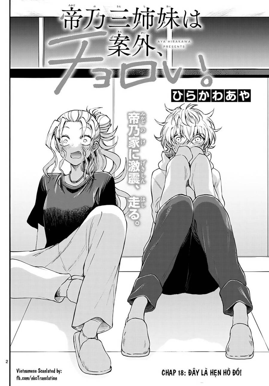 Ba Chị Em Nhà Mikadono Dễ Đối Phó Thật Đấy Chap 18 - Next Chap 19