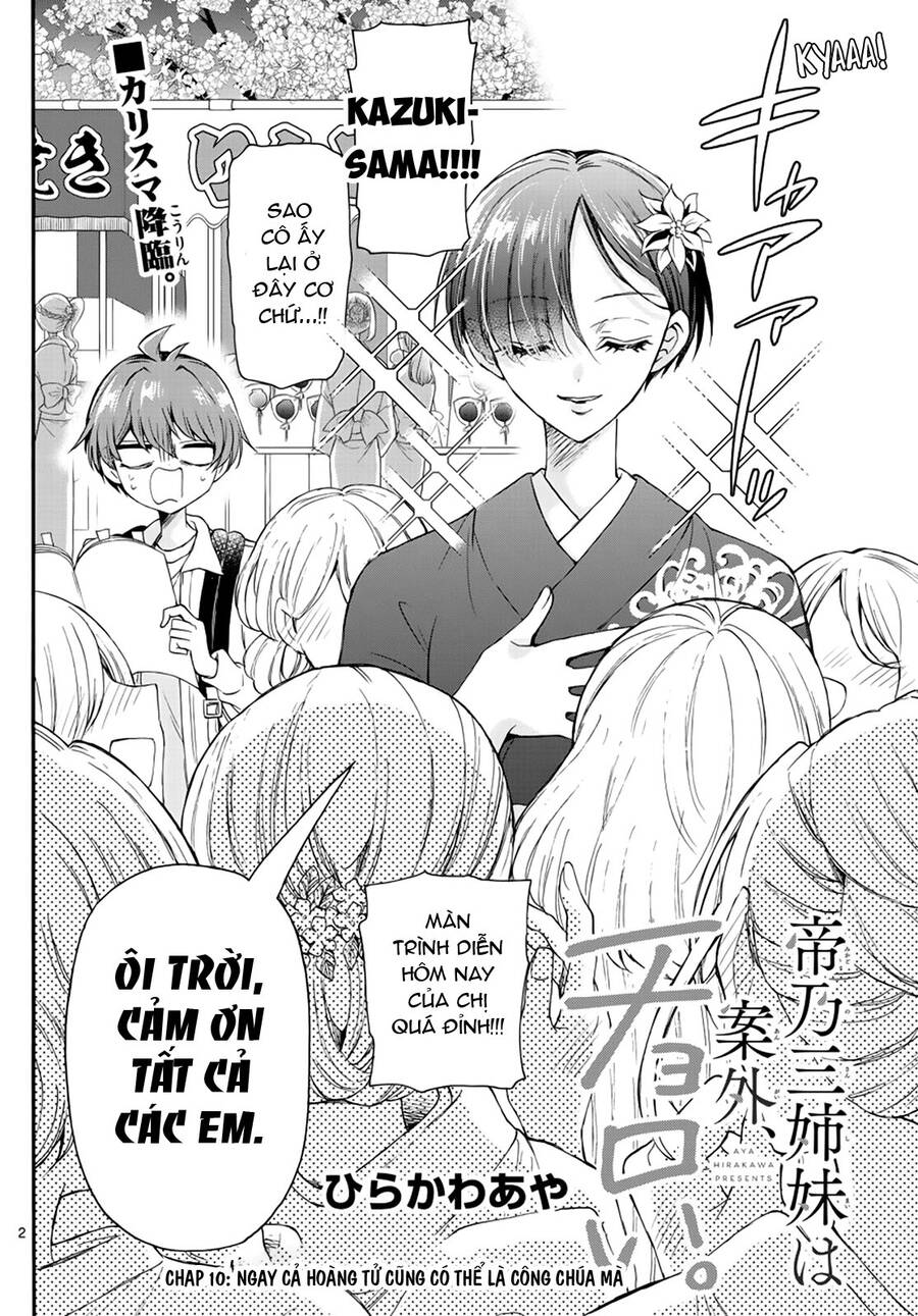 Ba Chị Em Nhà Mikadono Dễ Đối Phó Thật Đấy Chap 10 - Next Chap 11