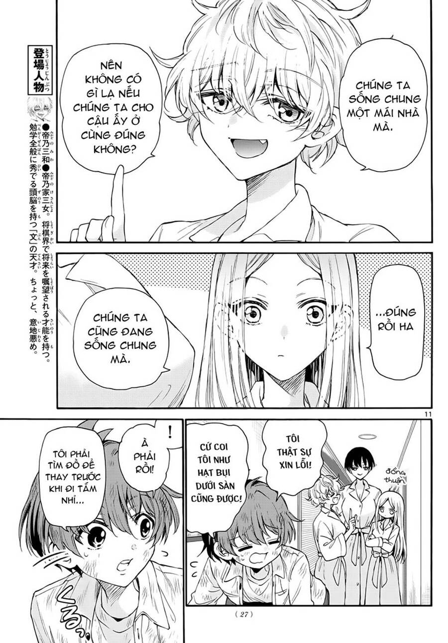 Ba Chị Em Nhà Mikadono Dễ Đối Phó Thật Đấy Chap 12 - Next Chap 13