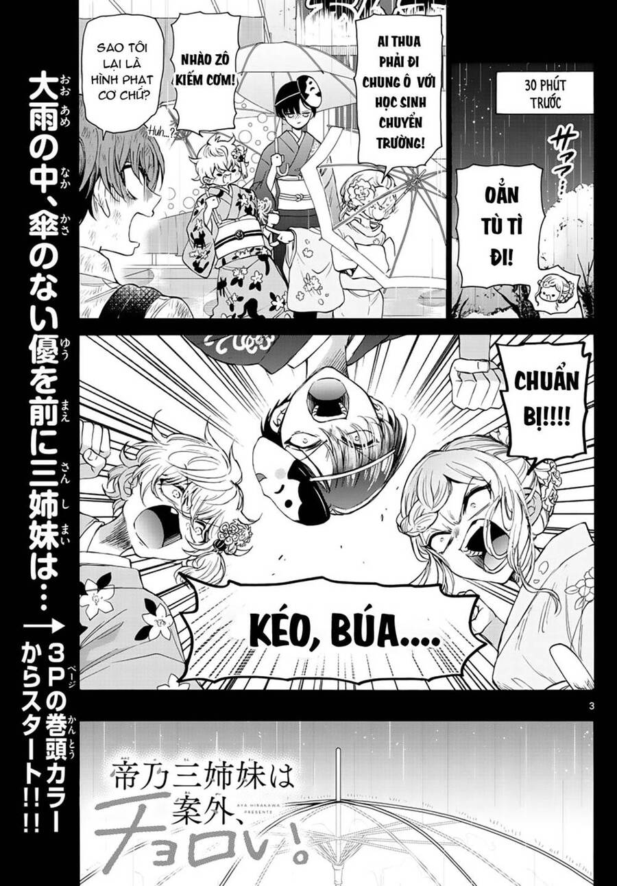 Ba Chị Em Nhà Mikadono Dễ Đối Phó Thật Đấy Chap 12 - Next Chap 13
