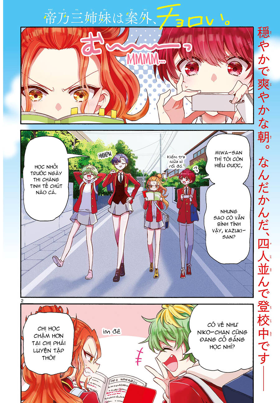Ba Chị Em Nhà Mikadono Dễ Đối Phó Thật Đấy Chap 24 - Next Chap 25