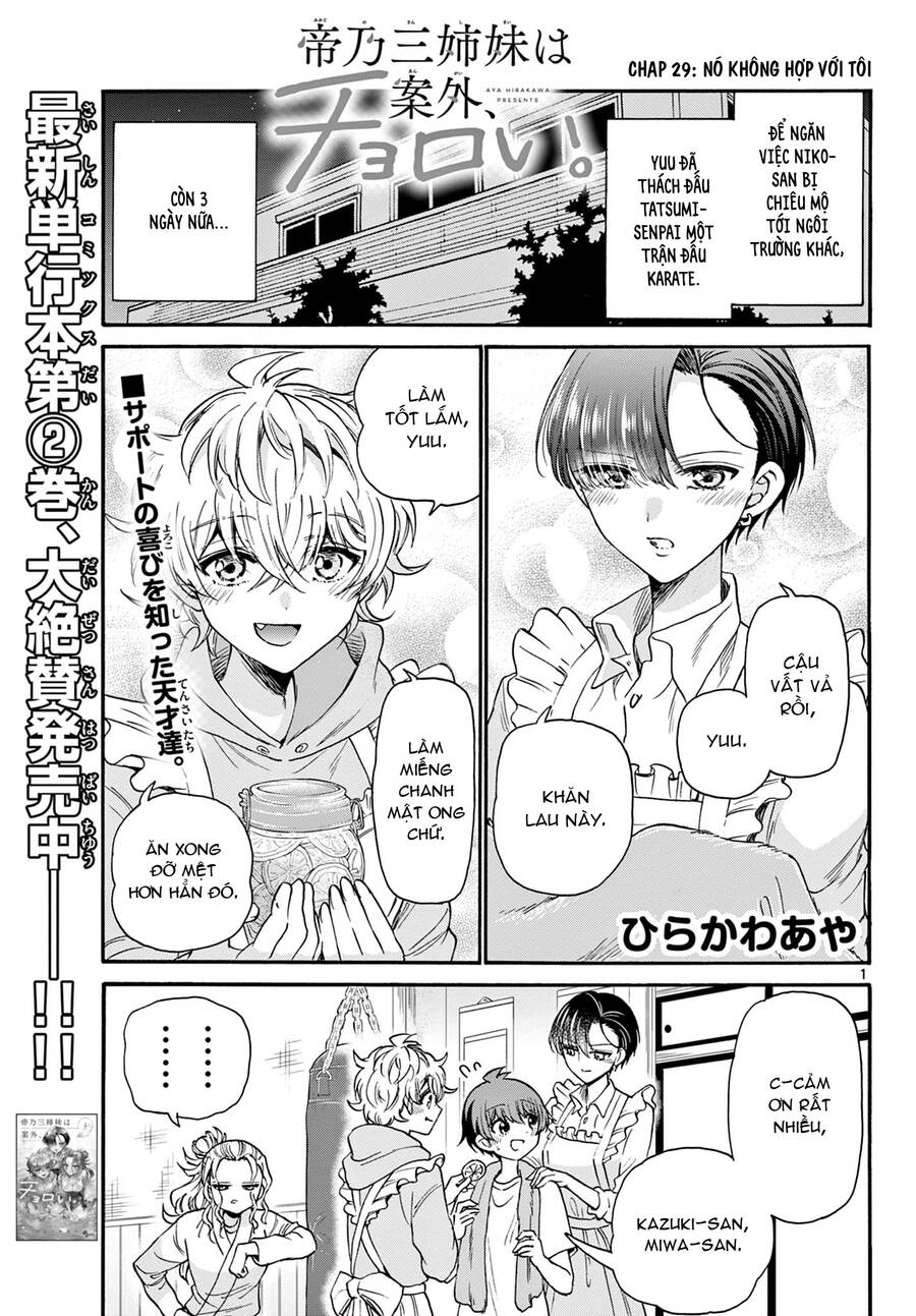 Ba Chị Em Nhà Mikadono Dễ Đối Phó Thật Đấy Chap 29 - Next Chap 30