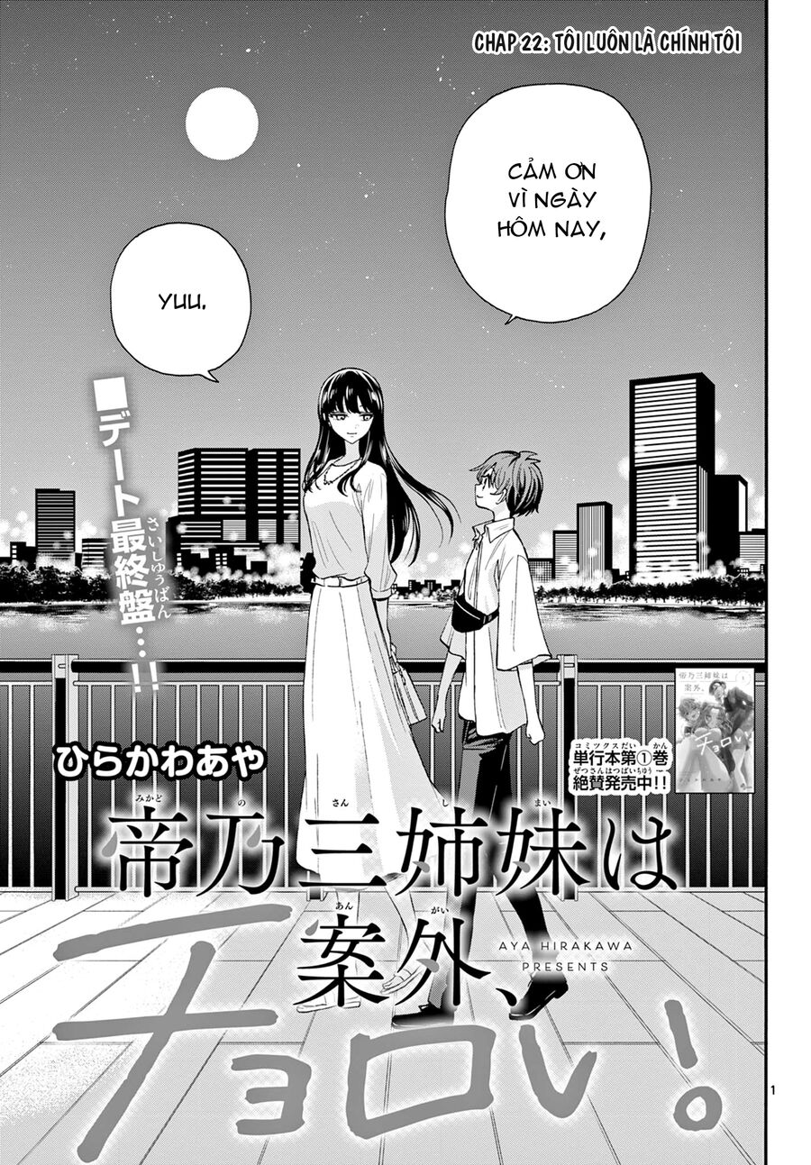 Ba Chị Em Nhà Mikadono Dễ Đối Phó Thật Đấy Chap 22 - Next Chap 23