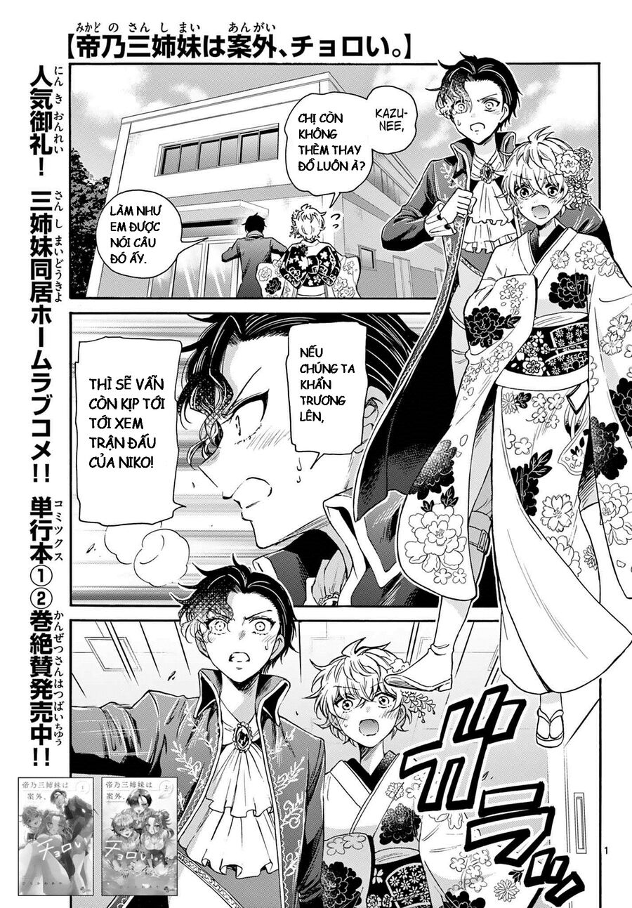 Ba Chị Em Nhà Mikadono Dễ Đối Phó Thật Đấy Chap 32 - Next Chap 33