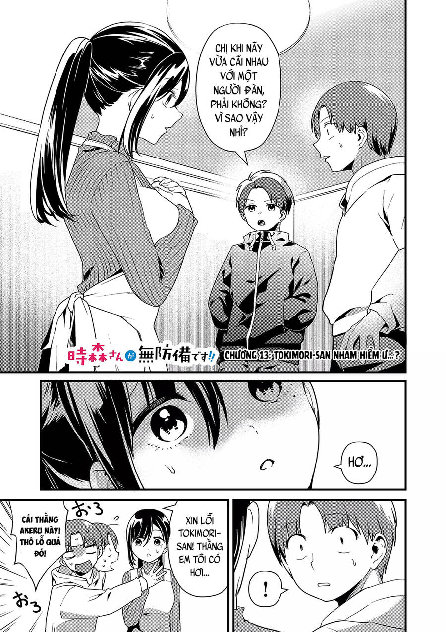 Tokimori-San Chẳng Chút Phòng Bị!! Chap 13 - Next Chap 14