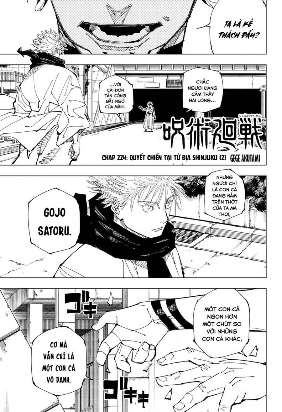 Chú Thuật Hồi Chiến Chap 224 - Next Chap 225