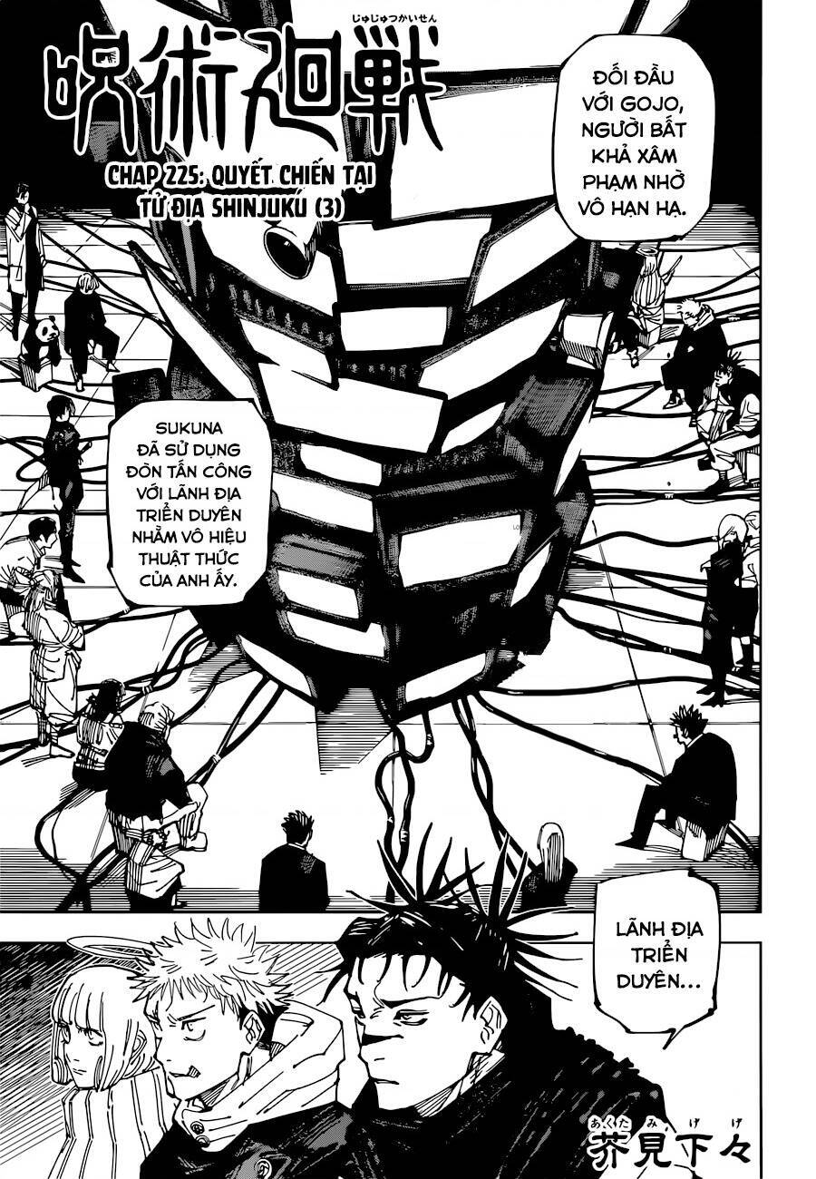 Chú Thuật Hồi Chiến Chap 225 - Next Chap 226