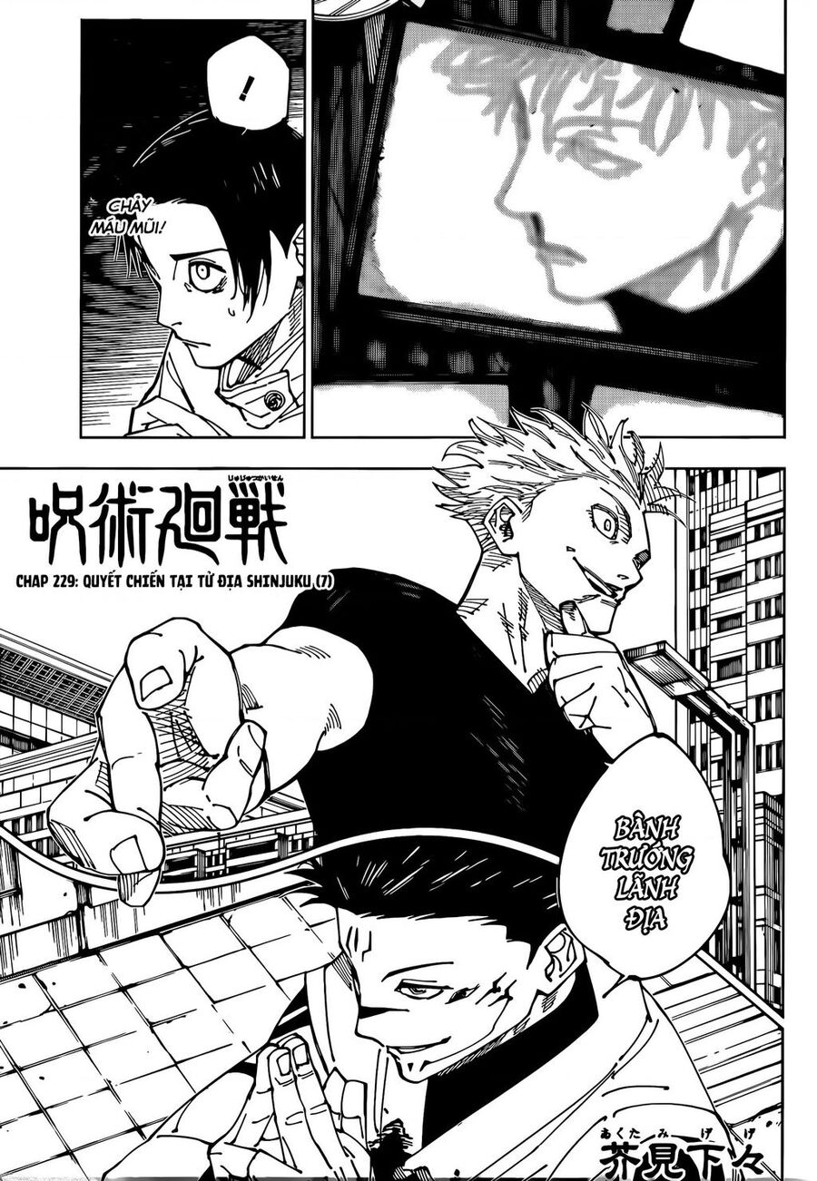 Chú Thuật Hồi Chiến Chap 229 - Next Chap 230