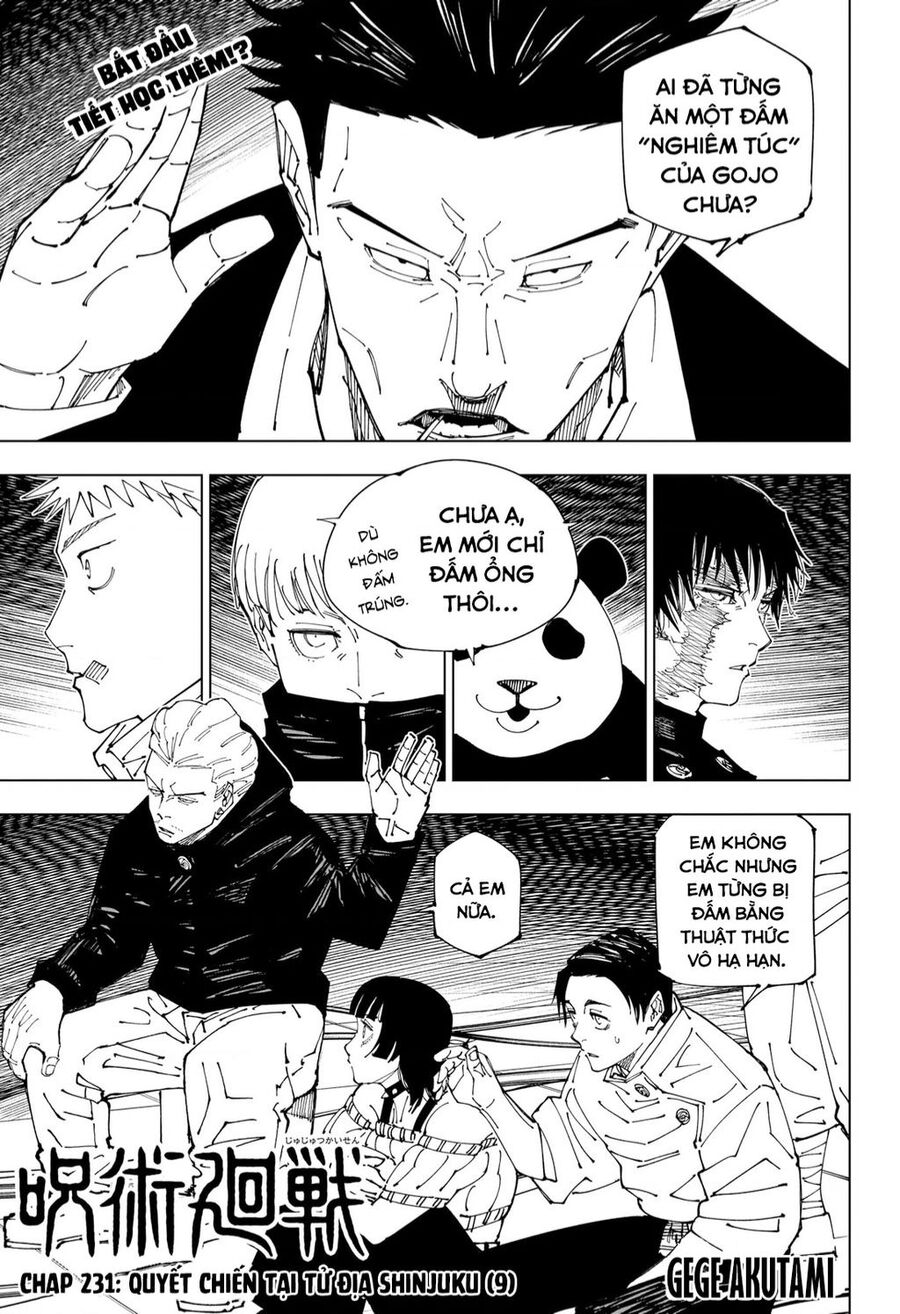 Chú Thuật Hồi Chiến Chap 231 - Next Chap 232