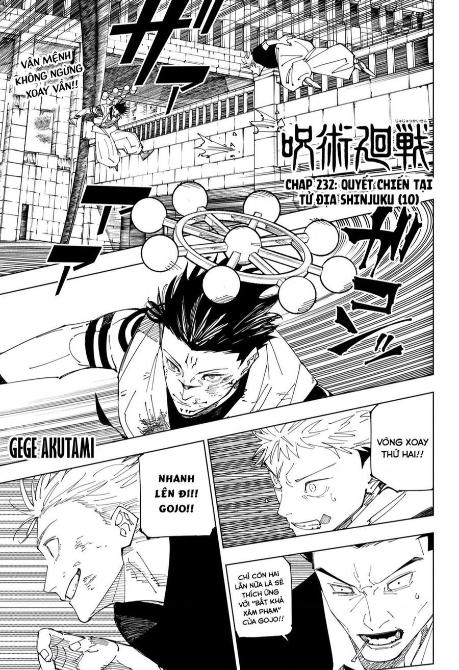 Chú Thuật Hồi Chiến Chap 232 - Next Chap 233