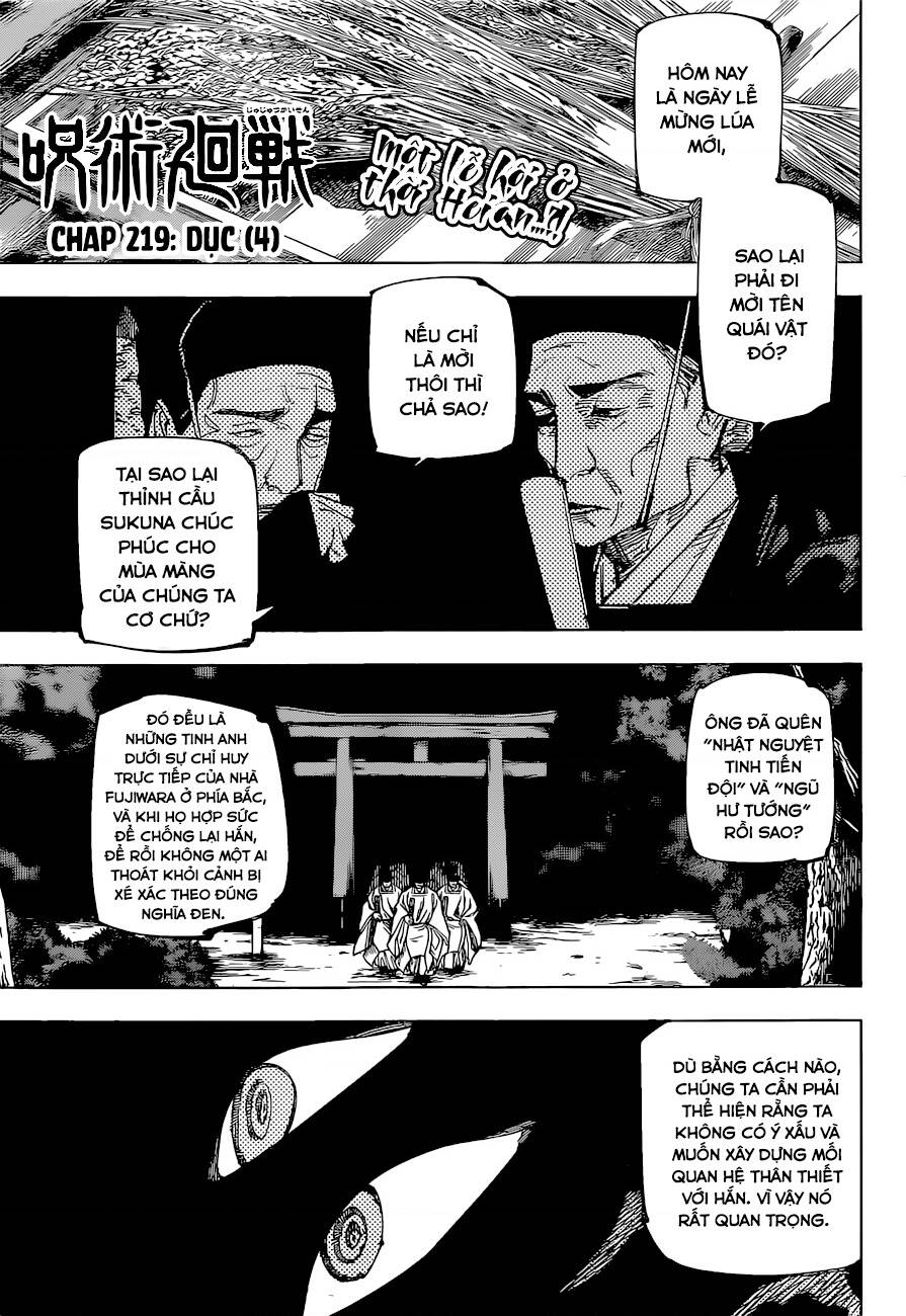 Chú Thuật Hồi Chiến Chap 219 - Next Chap 220