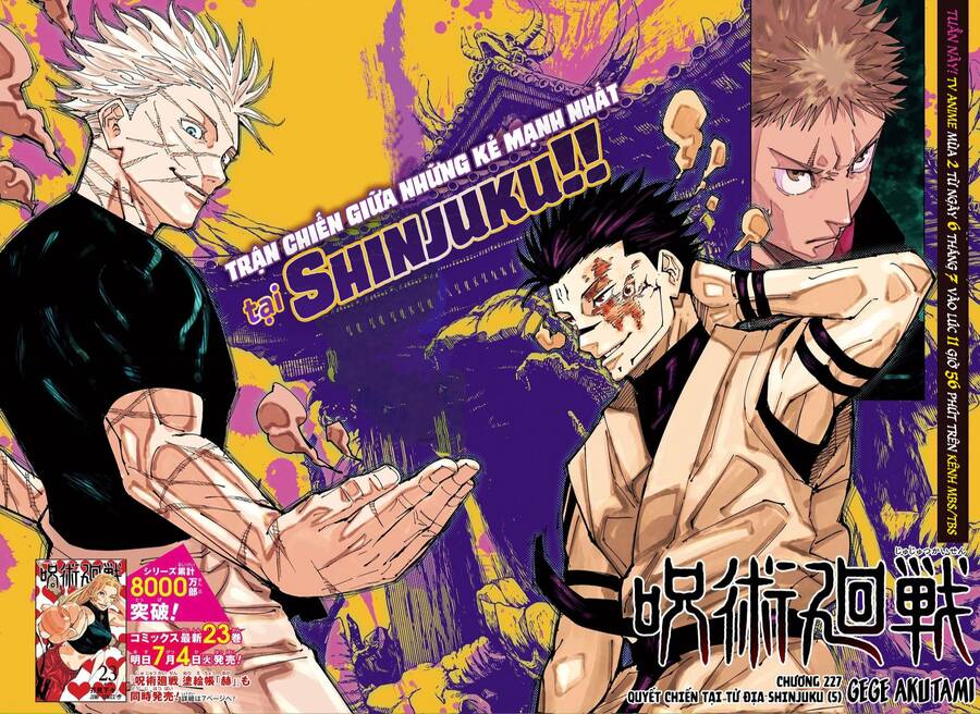 Chú Thuật Hồi Chiến Chap 227 - Next Chap 228