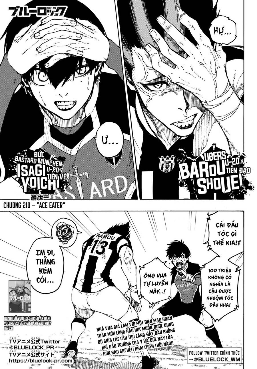 Thiên Tài Bóng Đá, Tiền Đạo Số 1 Chap 210 - Next Chap 211