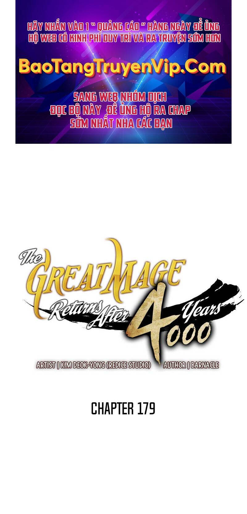 Sự Trở Lại Của Pháp Sư Vĩ Đại Sau 4000 Năm Chap 179 - Next Chap 180