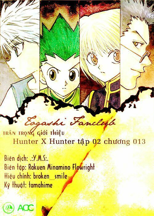 Hunter x Hunter Chap 13 - Next Chap 14