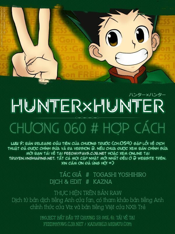 Hunter x Hunter Chap 60 - Next Chap 61