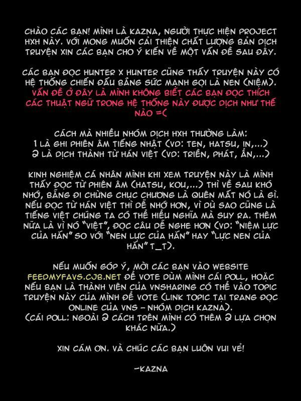 Hunter x Hunter Chap 60 - Next Chap 61