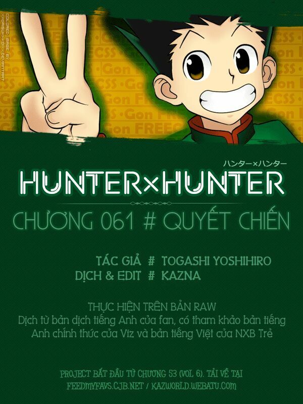 Hunter x Hunter Chap 61 - Next Chap 62
