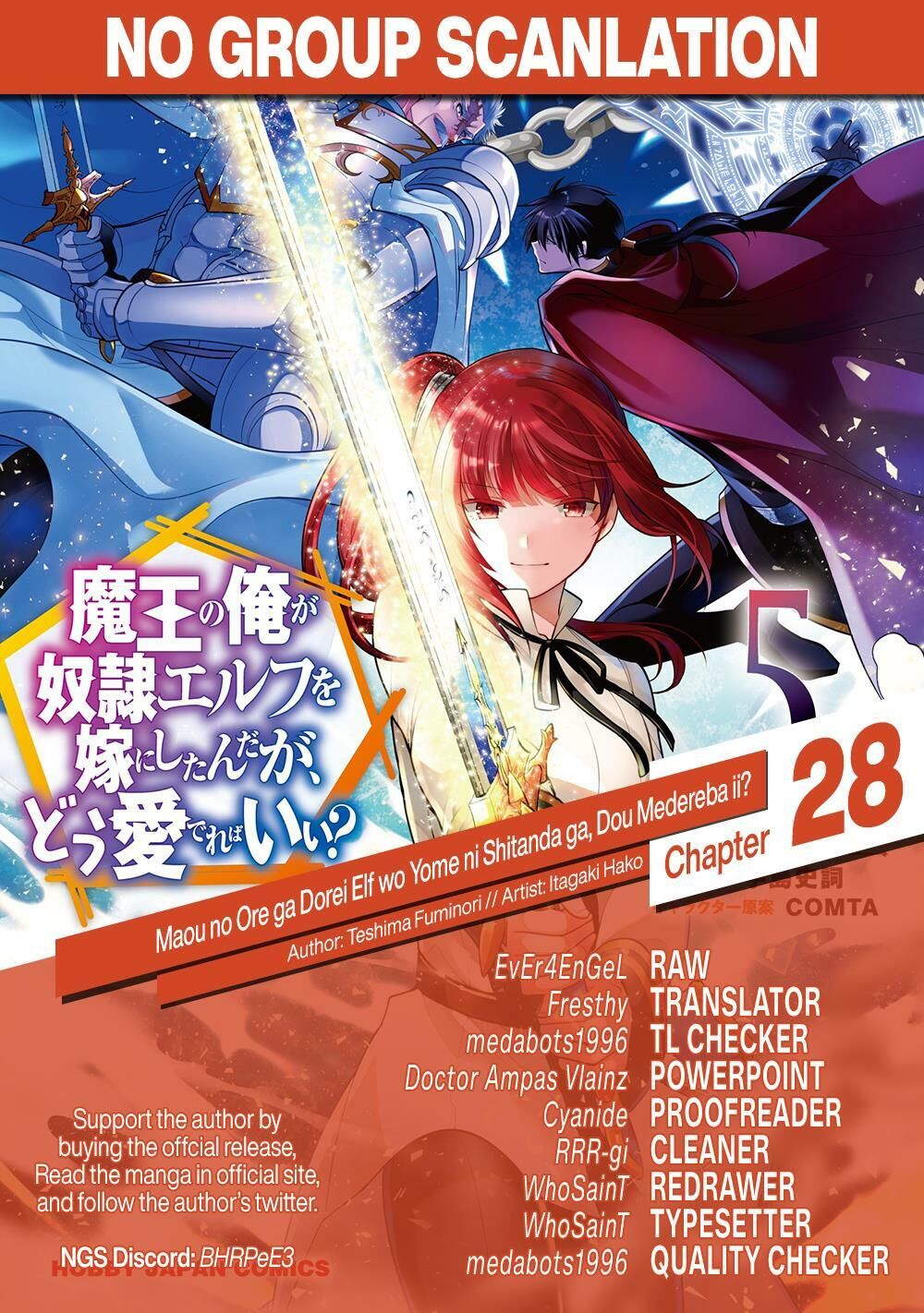 Maou No Ore Ga Dorei Elf Wo Yome Ni Shitanda Ga, Dou Medereba Ii? Chap 28 - Next Chap 29