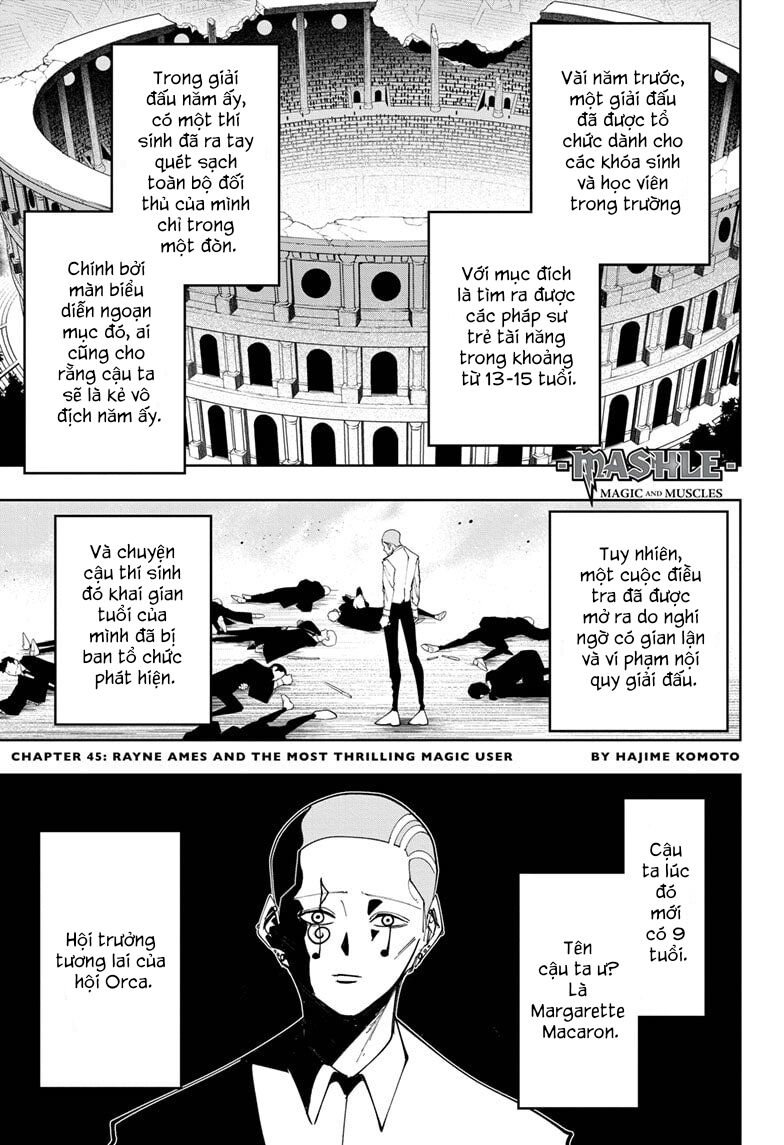 Mashle: Magic And Muscles Chap 45 - Next Chap 46