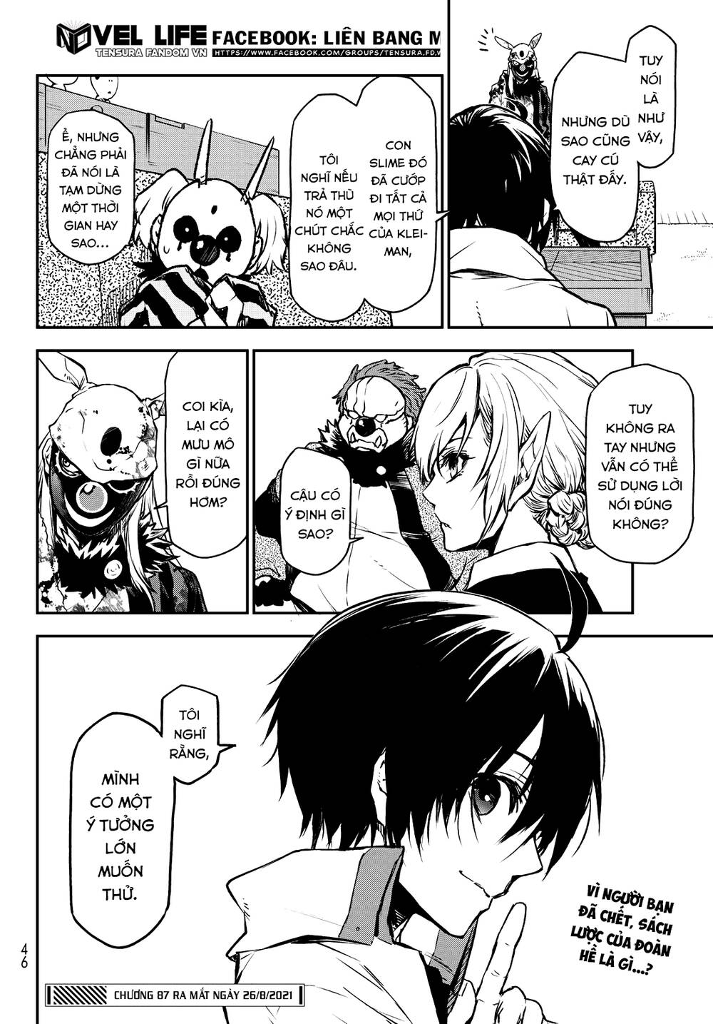 Lúc Đó, Tôi Đã Chuyển Sinh Thành Slime Chap 86 - Next Chap 87