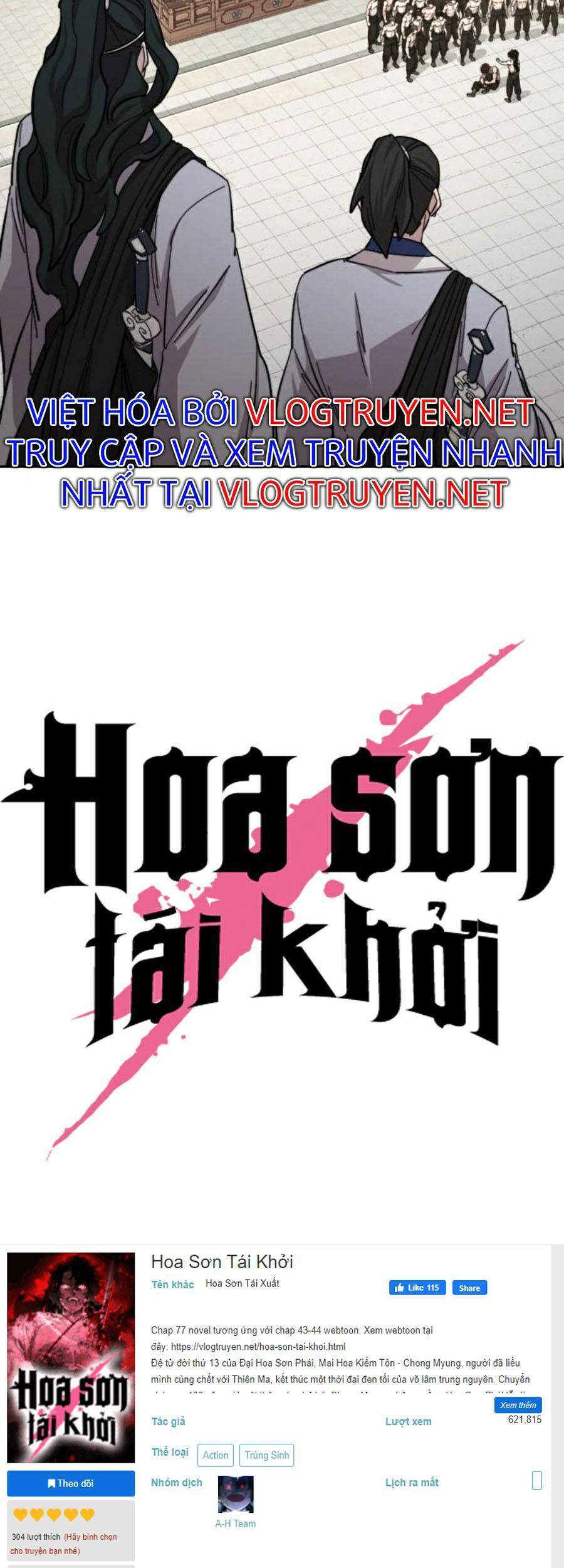 Hoa Sơn Tái Khởi Chap 54 - Next Chap 55