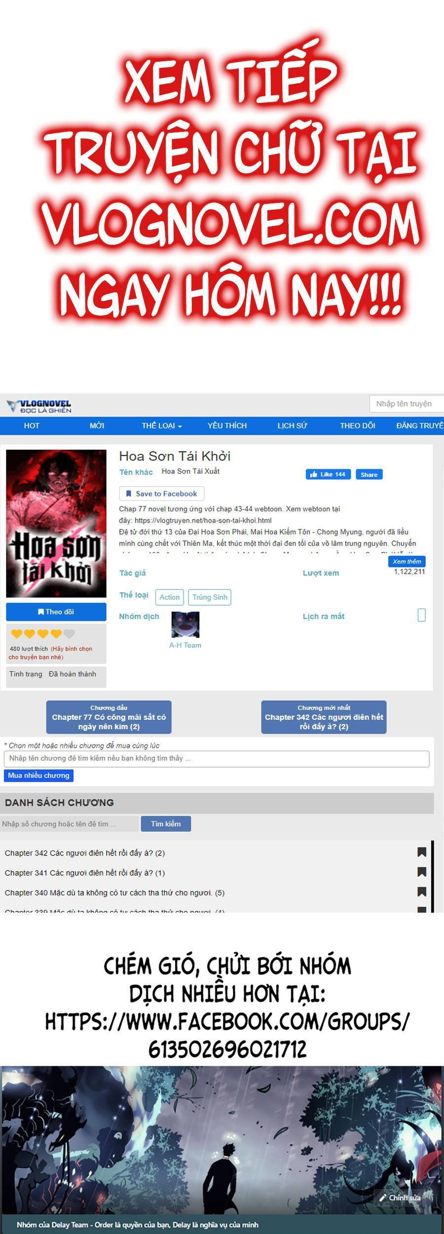 Hoa Sơn Tái Khởi Chap 58 - Next Chap 59
