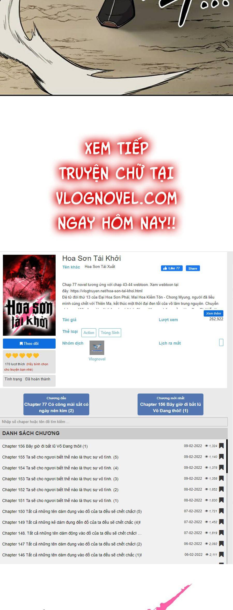 Hoa Sơn Tái Khởi Chap 51 - Next Chap 52