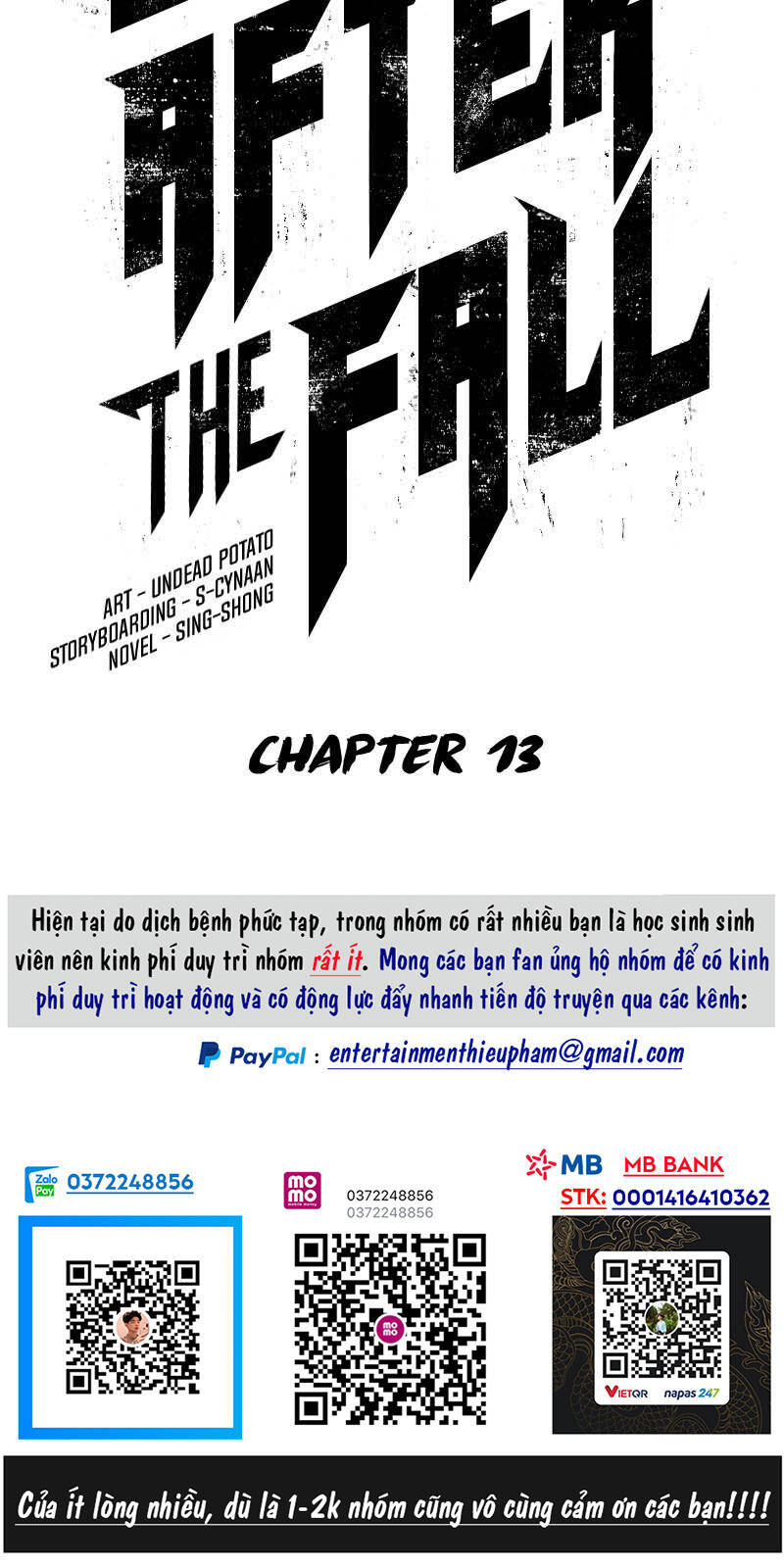 Thế Giới Sau Tận Thế Chap 13 - Next Chap 14