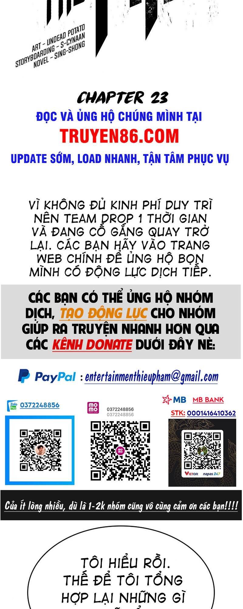 Thế Giới Sau Tận Thế Chap 23 - Next Chap 24