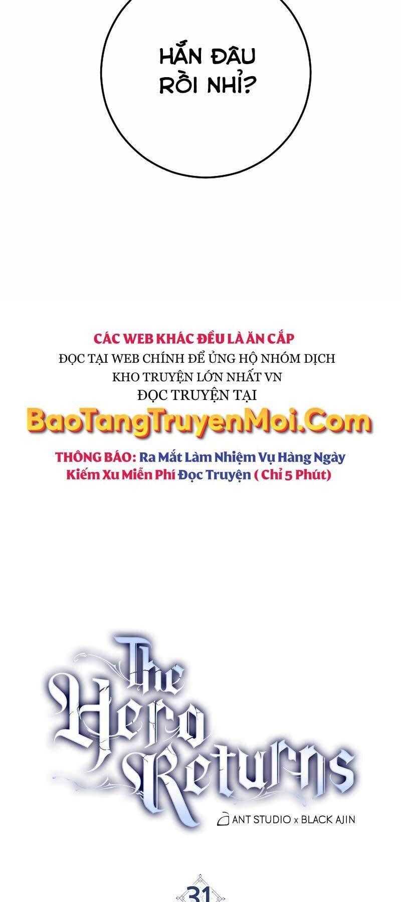 Anh Hùng Trở Về Chap 31 - Next Chap 32