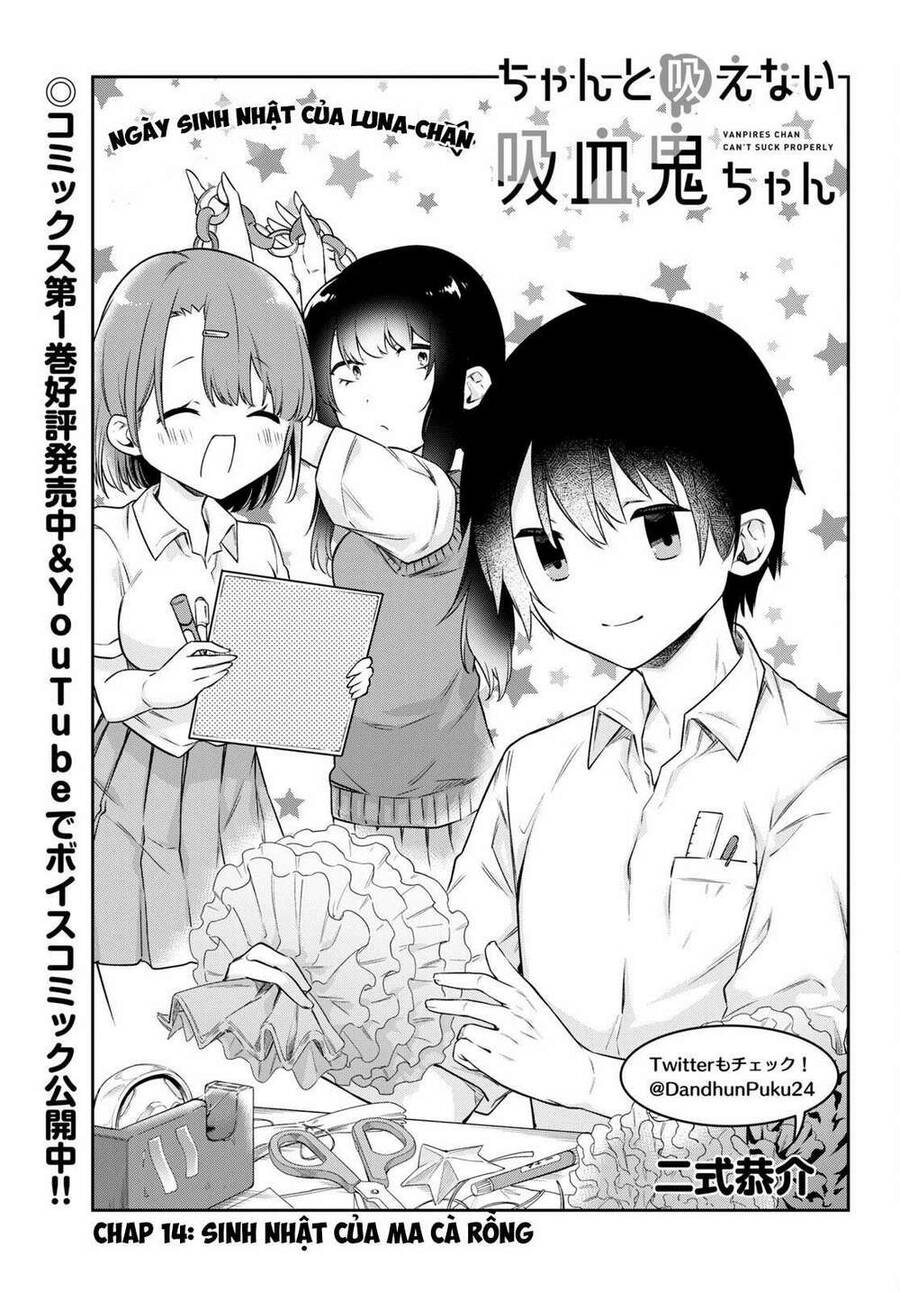 Vampire-Chan Can't Suck Properly Chap 14 - Next Chap 15