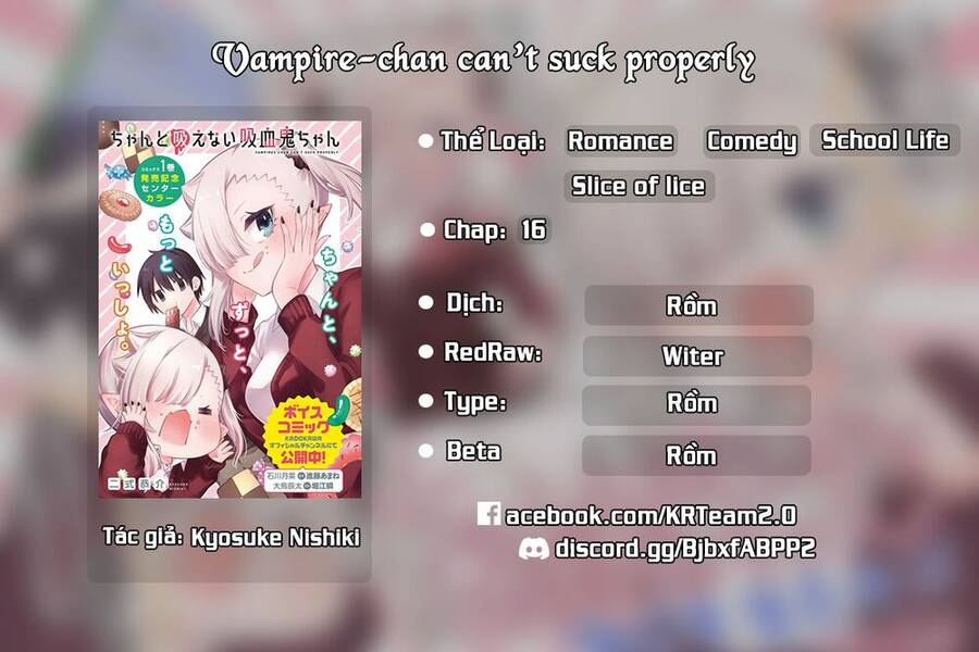 Vampire-Chan Can't Suck Properly Chap 16 - Next Chap 17