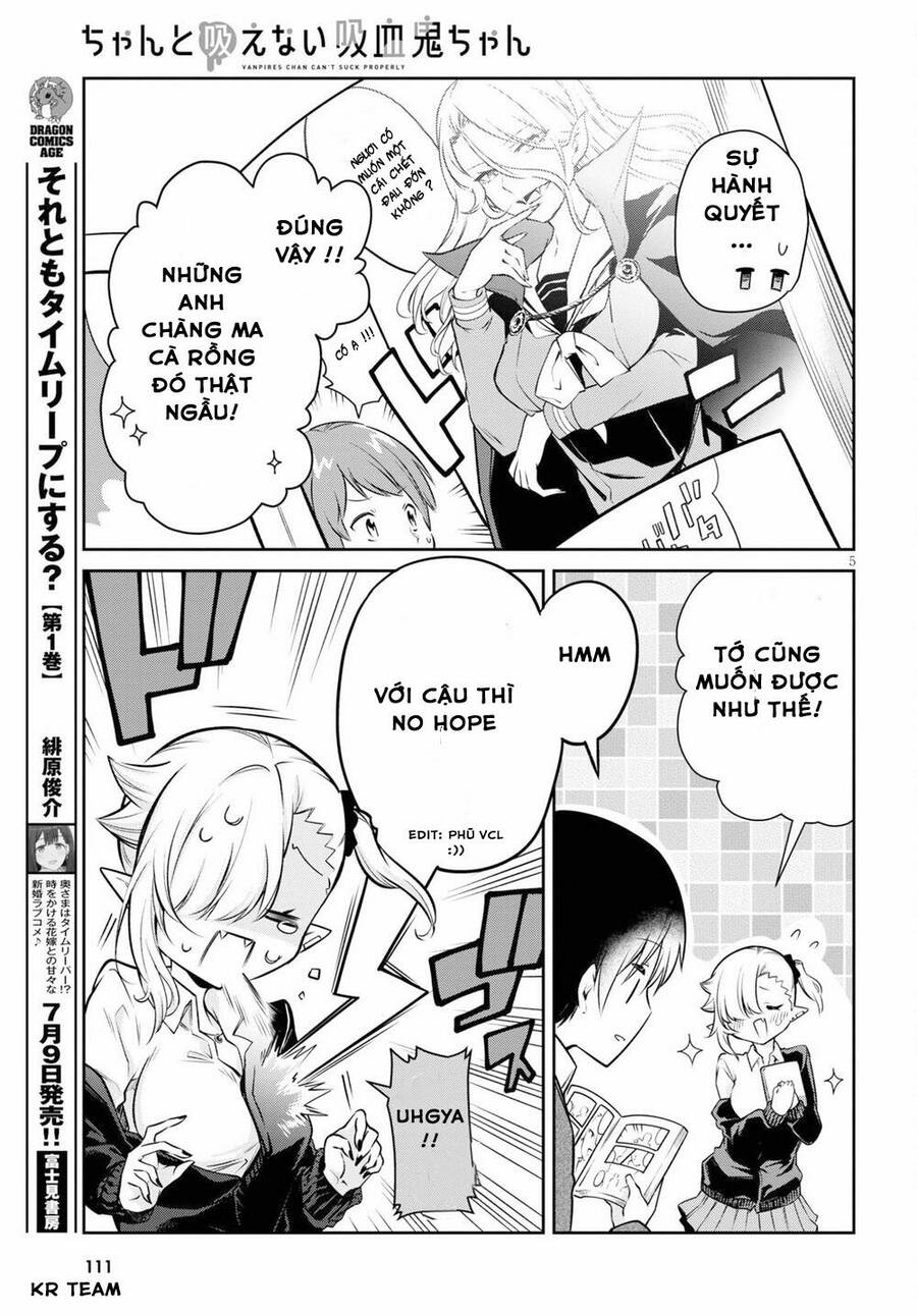 Vampire-Chan Can't Suck Properly Chap 4 - Next Chap 5