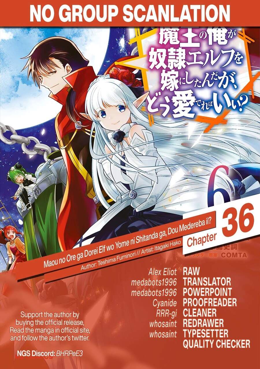 Maou No Ore Ga Dorei Elf Wo Yome Ni Shitanda Ga, Dou Medereba Ii? Chap 36 - Next Chap 37
