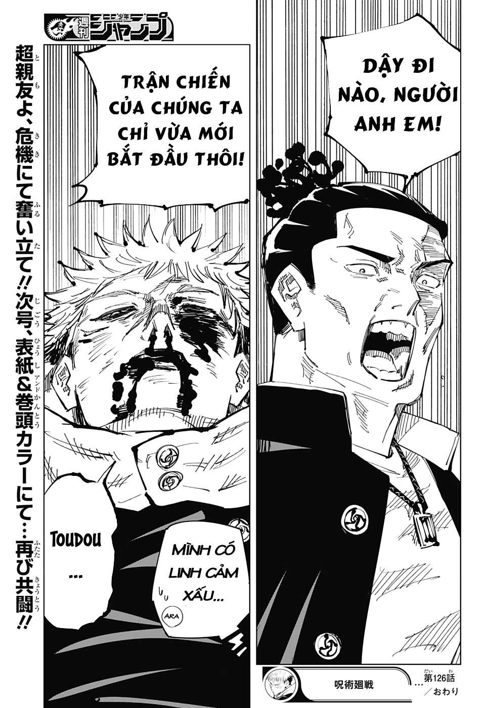 Chú Thuật Hồi Chiến Chap 126 - Next Chap 127
