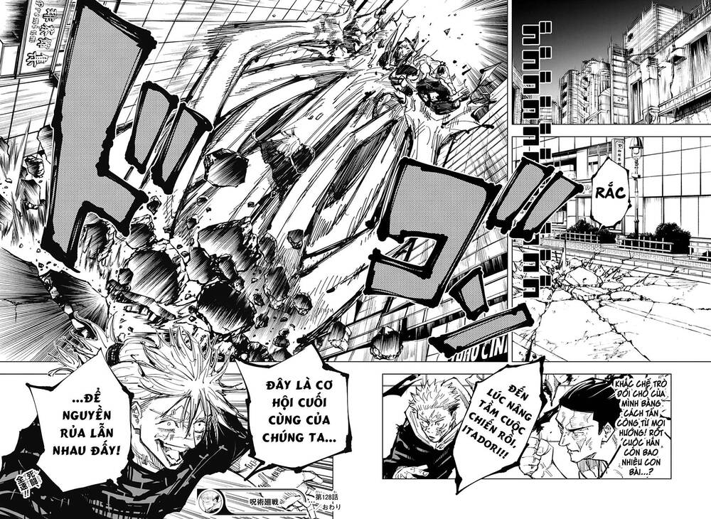 Chú Thuật Hồi Chiến Chap 128 - Next Chap 129
