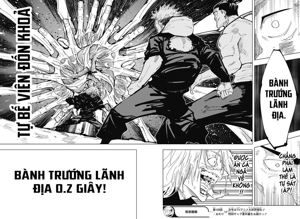 Chú Thuật Hồi Chiến Chap 129 - Next Chap 130