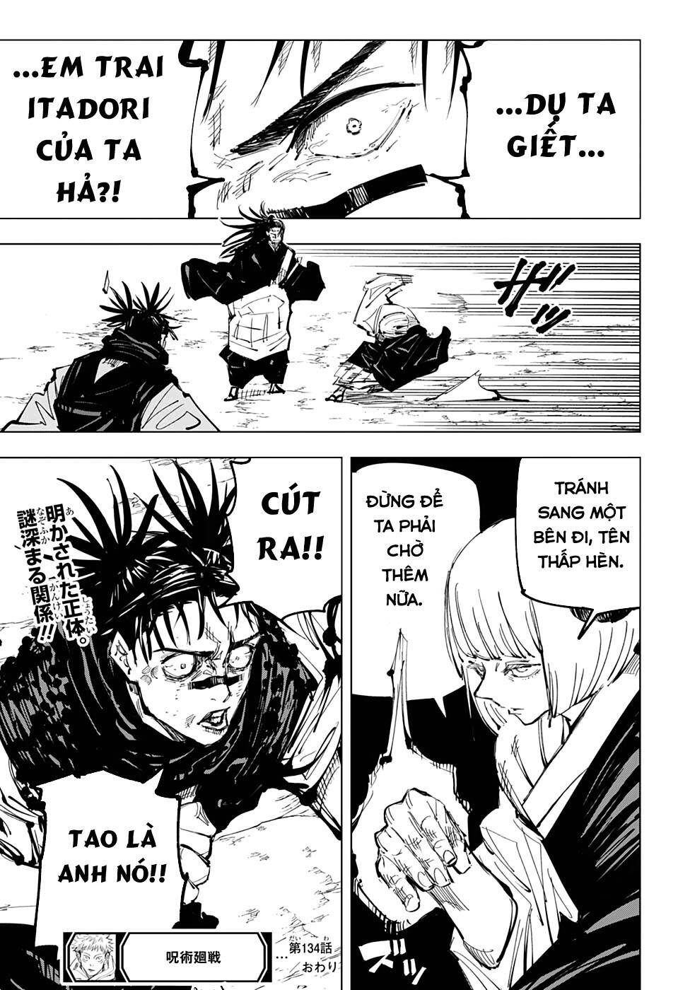 Chú Thuật Hồi Chiến Chap 134 - Next Chap 135