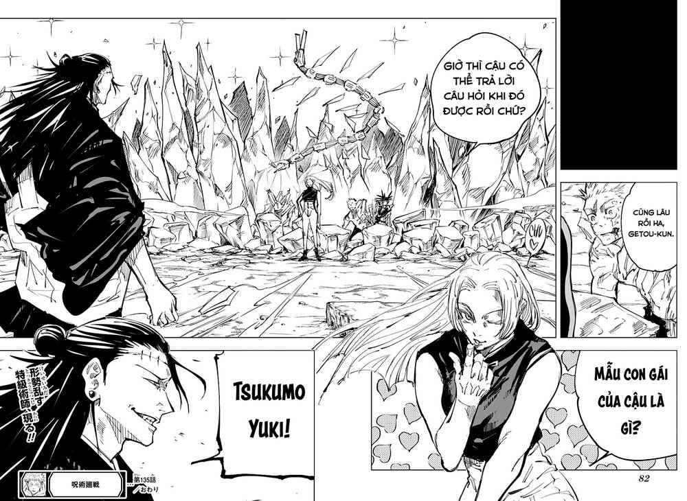 Chú Thuật Hồi Chiến Chap 135 - Next Chap 136