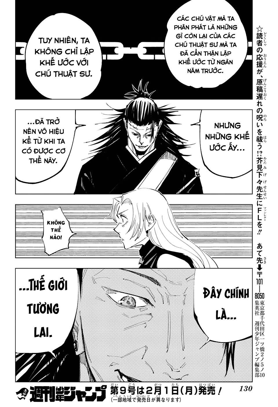 Chú Thuật Hồi Chiến Chap 136 - Next Chap 137