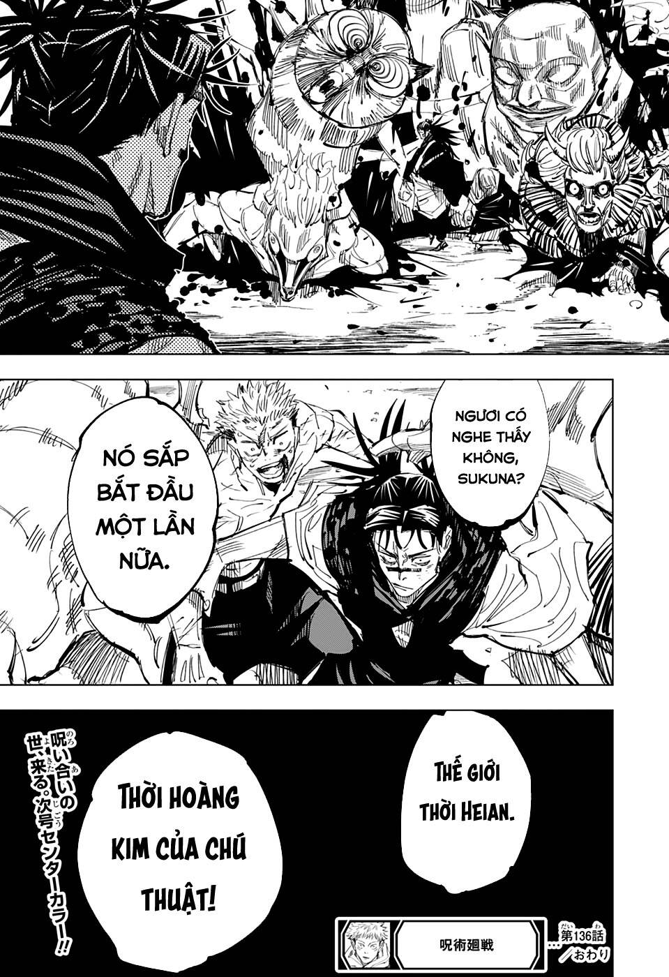Chú Thuật Hồi Chiến Chap 136 - Next Chap 137