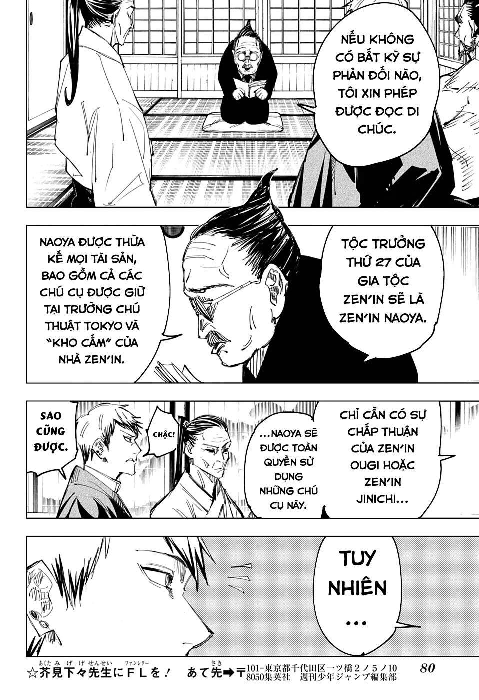 Chú Thuật Hồi Chiến Chap 138 - Next Chap 139