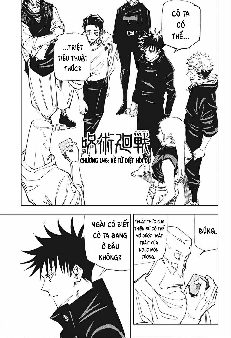 Chú Thuật Hồi Chiến Chap 146 - Next Chap 147