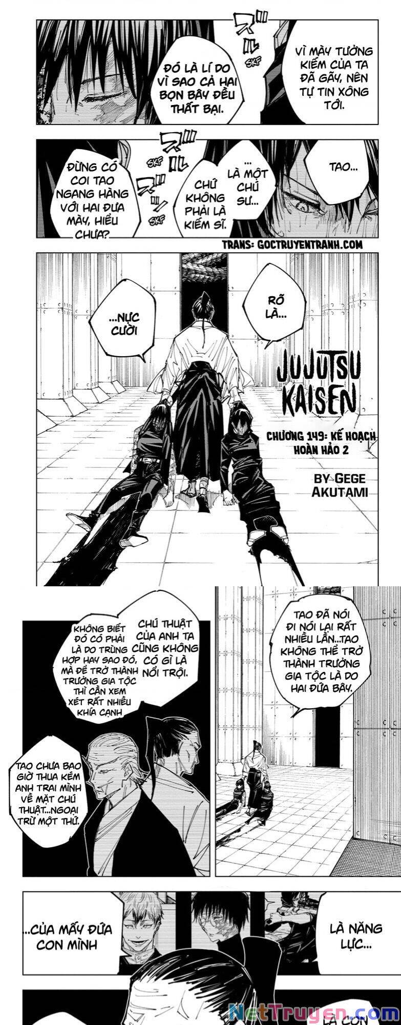 Chú Thuật Hồi Chiến Chap 149 - Next Chap 150