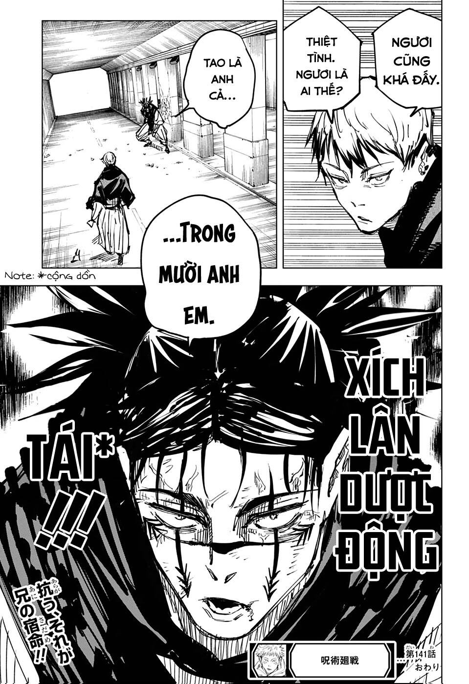 Chú Thuật Hồi Chiến Chap 141 - Next Chap 142