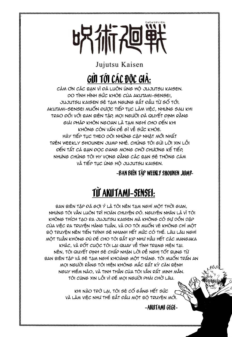 Chú Thuật Hồi Chiến Chap 152 - Next Chap 153